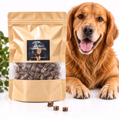 Emmzo Svenskt Oxhjärta Tärnad 80 g – Hundgodis