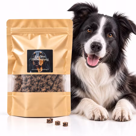 Emmzo Svensk Oxnjure Tärnad 80 g – Hundgodis