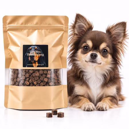 Emmzo Svensk Hästhjärta Tärnat 80 g – Hundgodis