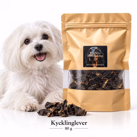 Emmzo Svensk Kycklinglever 80 g – Hundgodis
