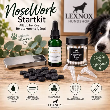 NoseWork Startkit LexNox – Startpaket för nybörjare