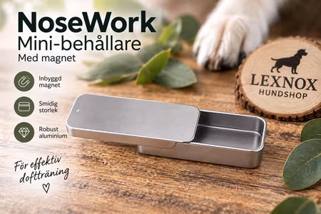 NoseWork Behållare med magnet – Doftbehållare i stål
