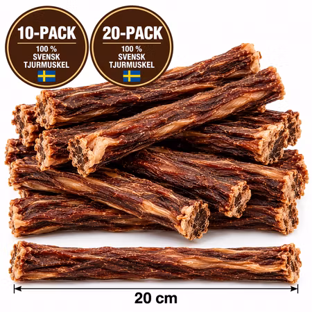 Emmzo Tjurmuskel 20 cm Storpack – 10-pack eller 20-pack