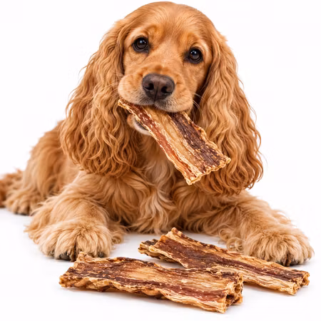 Emmzo Svensk Oxmatstrupe 1 kg – Naturligt Hundtugg