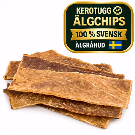 Kerotugg Älgchips – Naturligt Svenskt Hundtugg