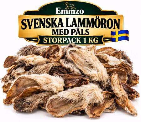 Svenska Lammöron med Päls Storpack 1 kg – Ca 45–55 st
