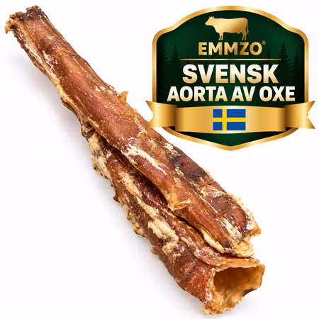 Emmzo Svensk Aorta av Oxe – Naturligt Svenskt Hundtugg