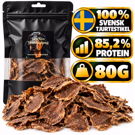 Emmzo Svenska Bullchips 80 g – Naturligt hundgodis