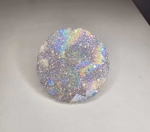 Epoxy Resin 4st underlägg silver