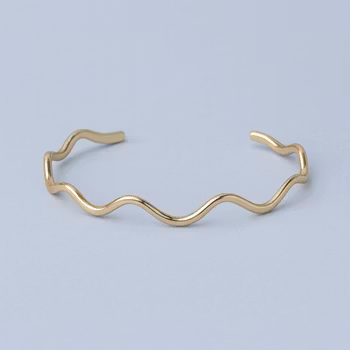 WIND Guldarmband oval