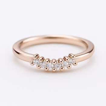 Alliansring båge 18k