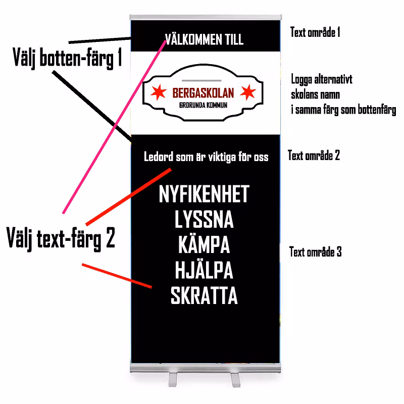 Rollup 200 x 100cm