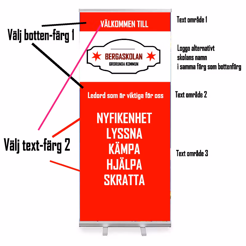 Rollup 200 x 100cm