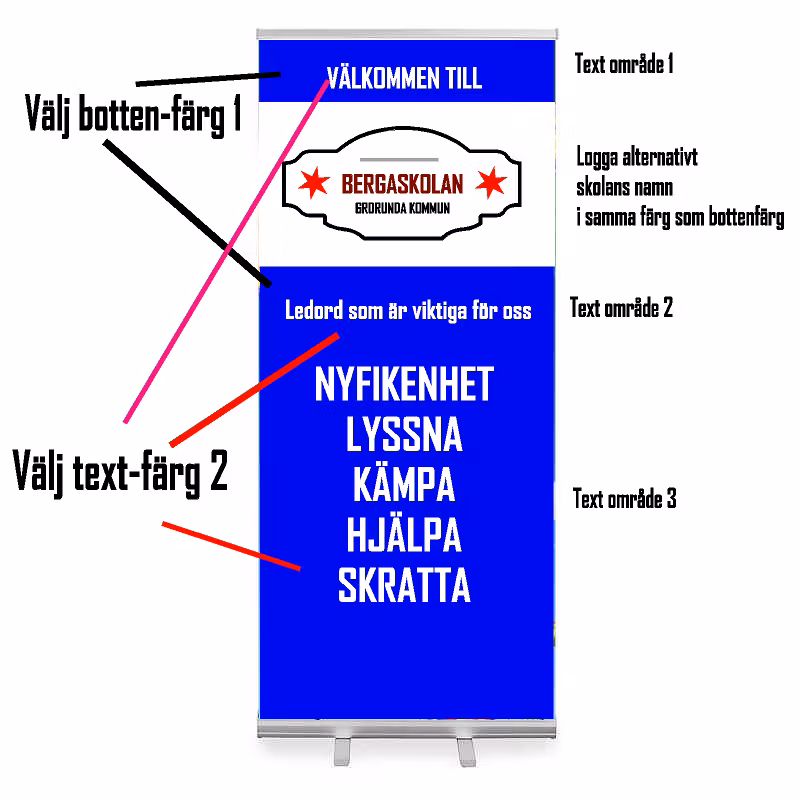 Rollup 200 x 100cm
