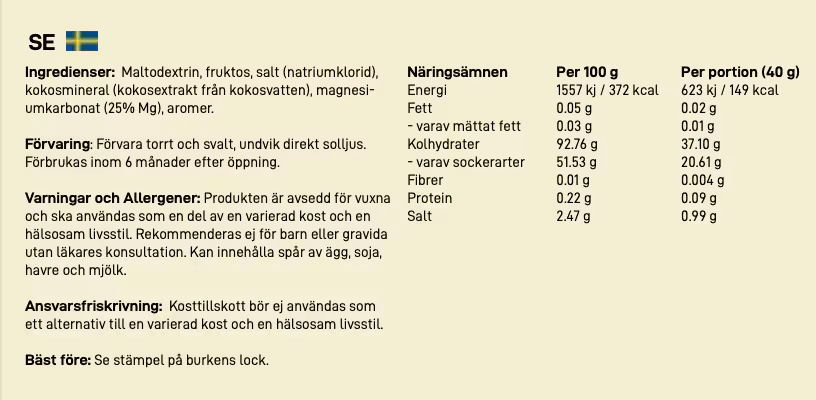 Velox Endure: Sportdryck Citron & Neutral