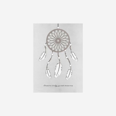 Poster Dreamcatcher 50x70, grey