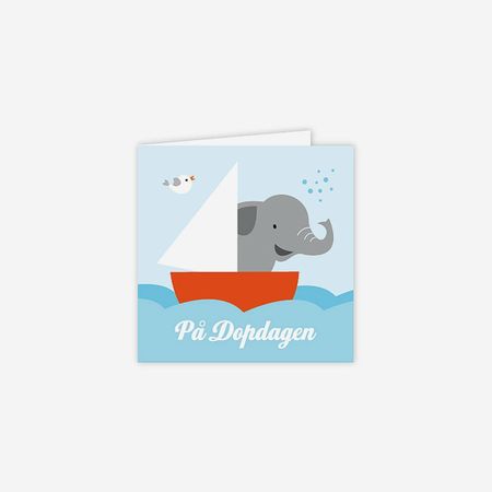 Dopkort elefant till havs