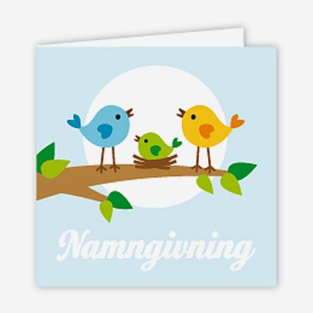 Paketkort namngivning, Fågelfamilj