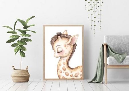 Poster giraffen Gerald