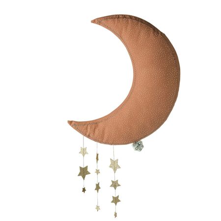 Mobil måne rosa/guld
