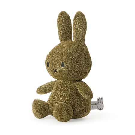 Miffy kanin silver glittrig