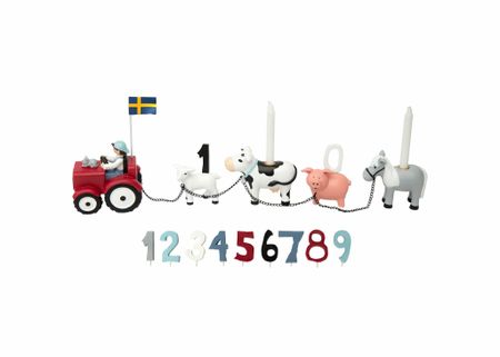 Kids by Friis Födelsedagståg bondgårdsdjur