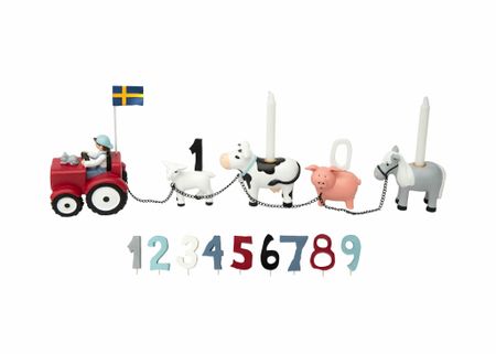 Kids by Friis Födelsedagståg bondgårdsdjur
