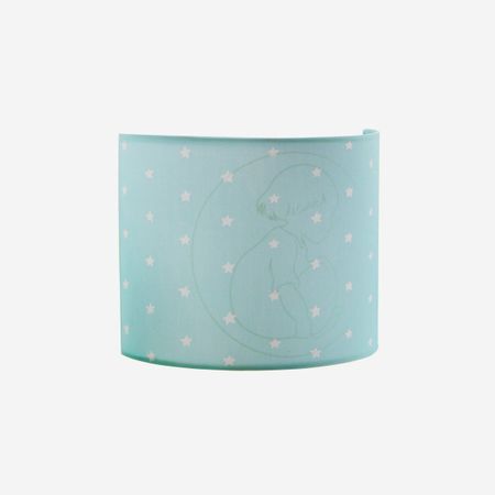 Vägglampa små stjärnor, mint