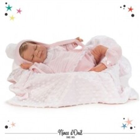Spanskdocka Reborn Susi Plumetti blundar