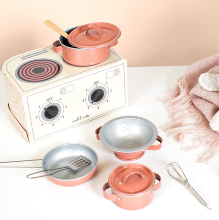 Sass&Belle Spisväska med  grytset i plåt Rosa