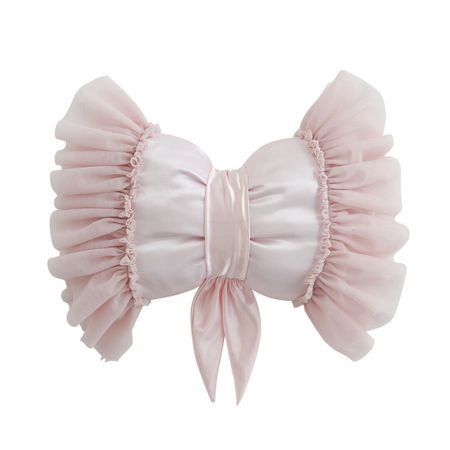 Spinkie Dreamy bow cushion pale rose