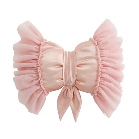 Spinkie Dreamy bow cushion light pink