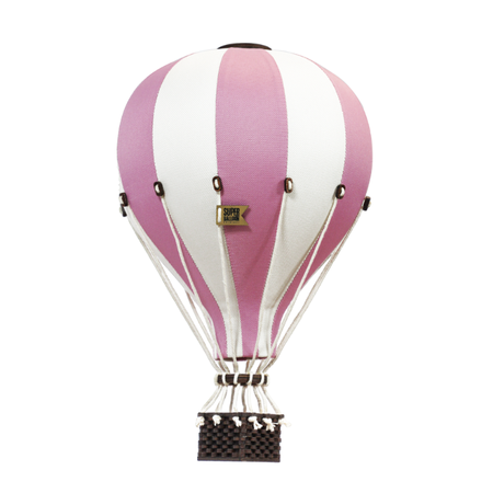 SUPERBALLOON Luftballong Medium Rosa/vit