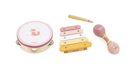 Musikset räv rosa