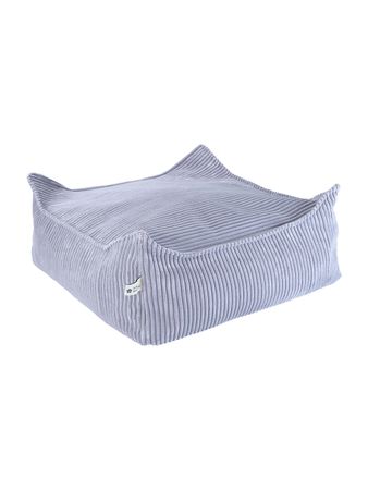 Wigiwama Blueberry Blue Square Ottoman