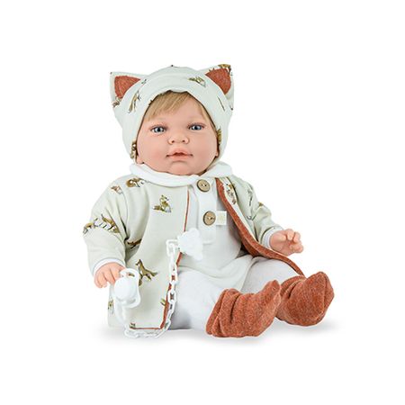 Marina & Pau Spansk Docka Sweet Baby Foxy pojke 42cm
