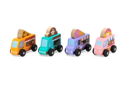 Food Truck set 4 bilar