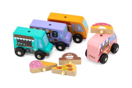 Food Truck set 4 bilar