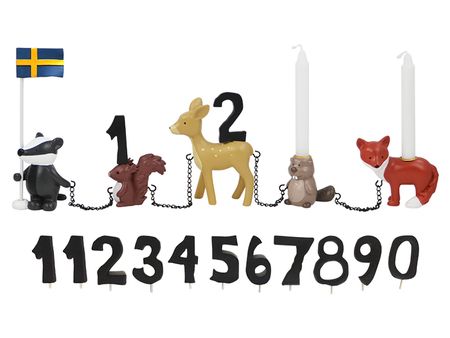 Kids by Friis Födelsedagståg Skogsdjur