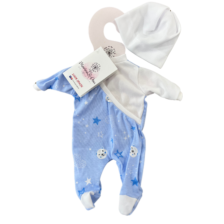 Marina & Pau Dockkläder Pyjamas blå 40cm