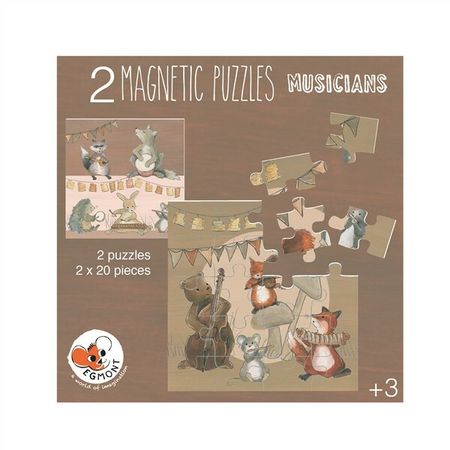 Egmont Toys Magnetpussel Musikdjur i pärm