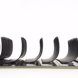 Bislash Volymfransar: M-böj, 0,05mm