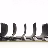 Bislash Klassiska Fransar: Bislash, M-böj, 0,15mm