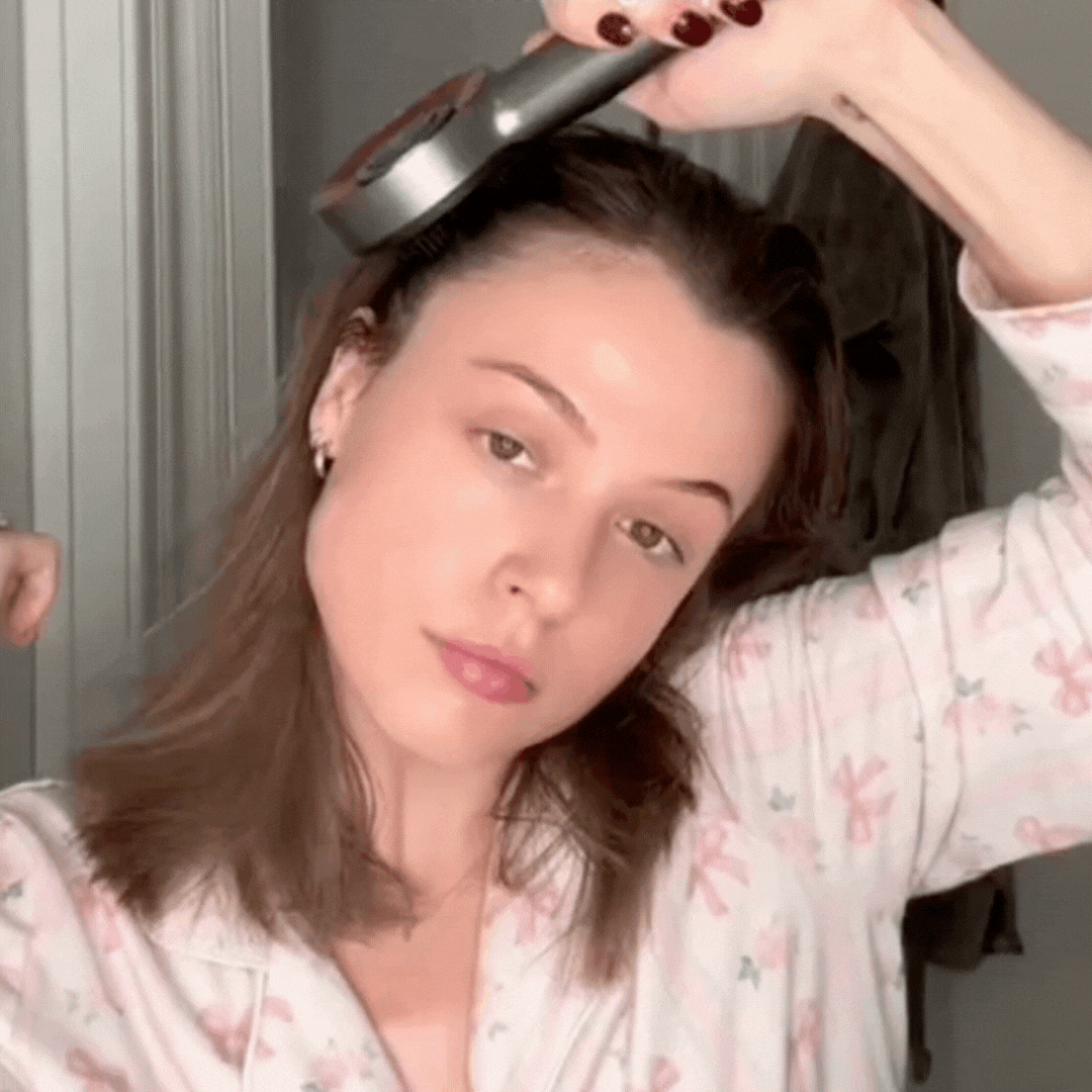 Elektrisk massageborste för hårväxt & skalpvård