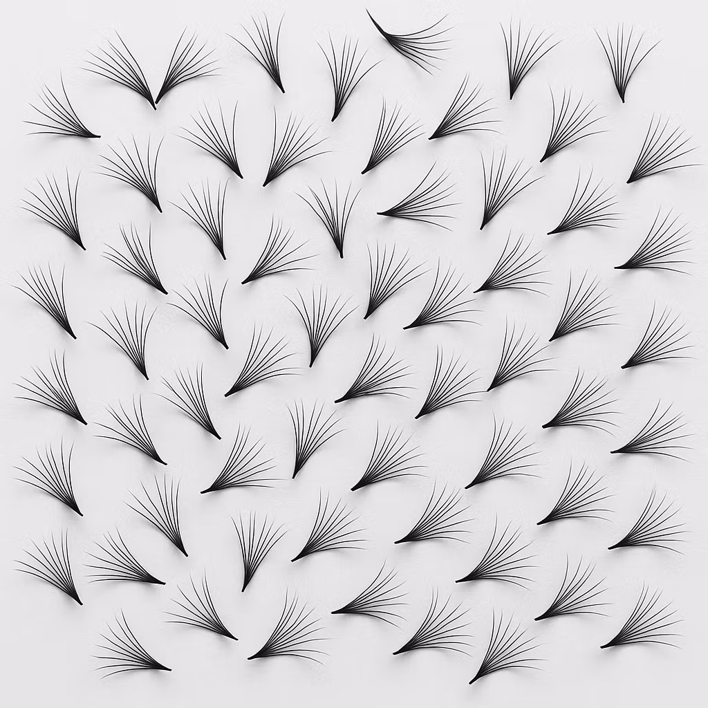 Bislash Pre Made Volume Fans 10D - ca 125 st