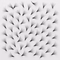 Bislash Pre Made Volume Fans 10D - ca 125 st