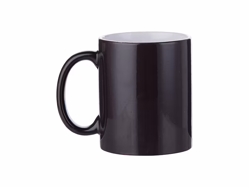 11oz sublimering krus skiftende farge - svart