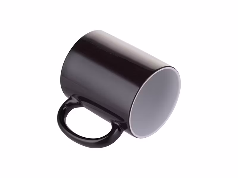 11oz sublimering krus skiftende farge - svart