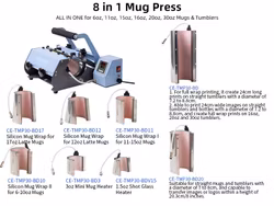 8 i 1 mug/Tumbler presse
