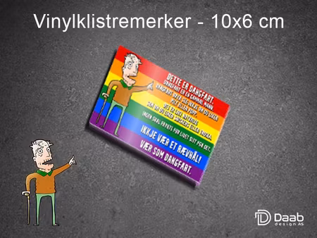 Dangfart Pride klistremerker